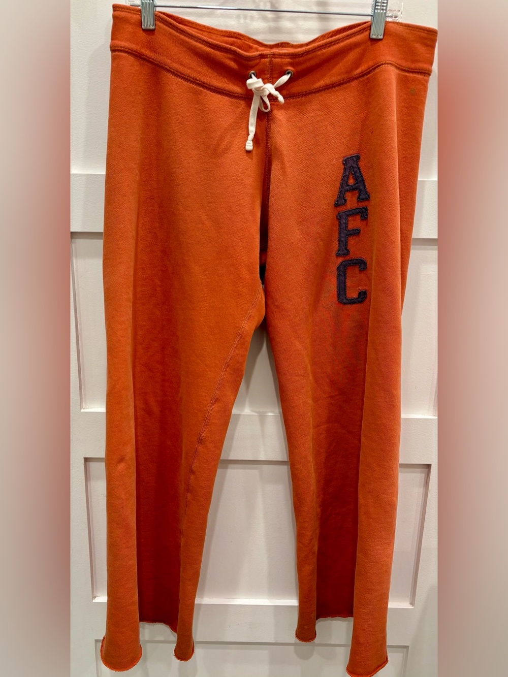 Vintage Y2K Abercrombie & Fitch Women’s Wide Leg  Sweatpants w/ AFC Patch & Crew